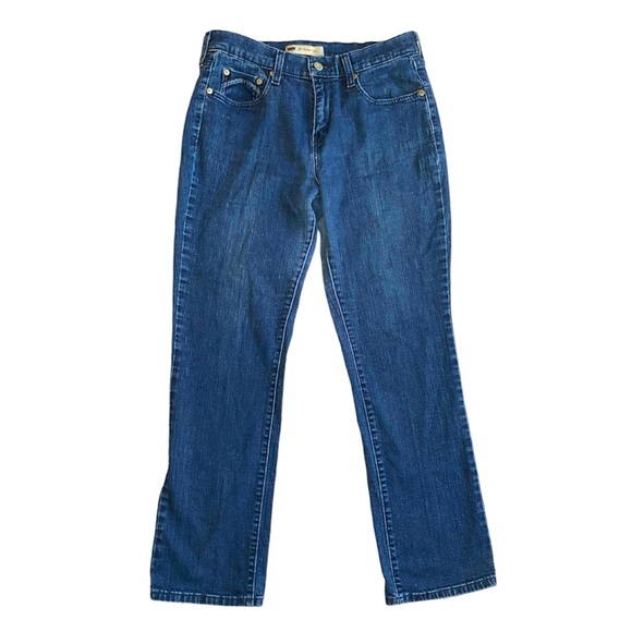 Levi’s 505 Straight Leg Special Detail Size 8 Blue Jeans - Picture 6 of 10